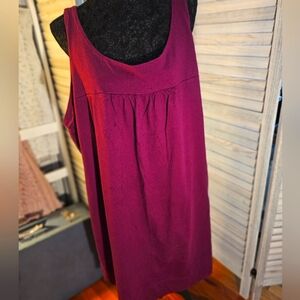 Fashion Bug sleeveless Burgundy stretchy dress.